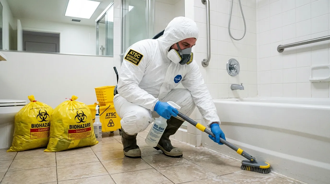 Decontamination equipment deployed for Blood Cleanup in Broken Arrow
